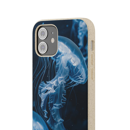 Deep Ocean Jellyfish Biodegradable Phone Case | iPhone / Samsung