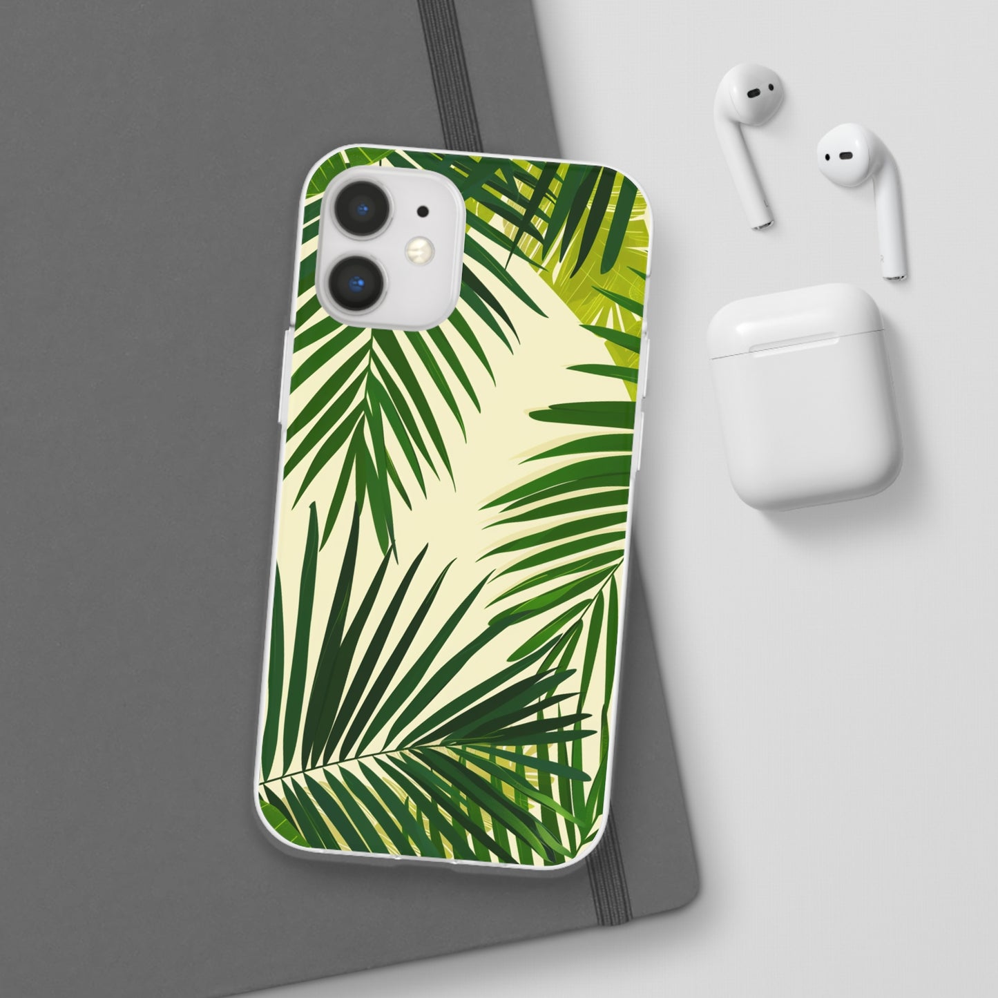 Green Leaves Pattern Phone Case | iPhone / Samsung