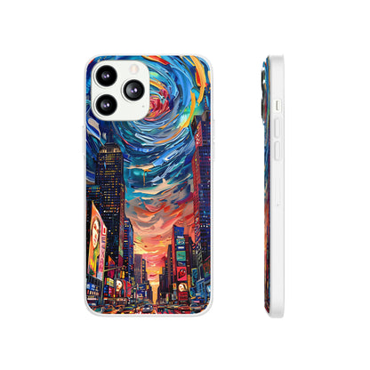 Van Gogh inspired City scene | iPhone/Samsung | Slimline Phone Case