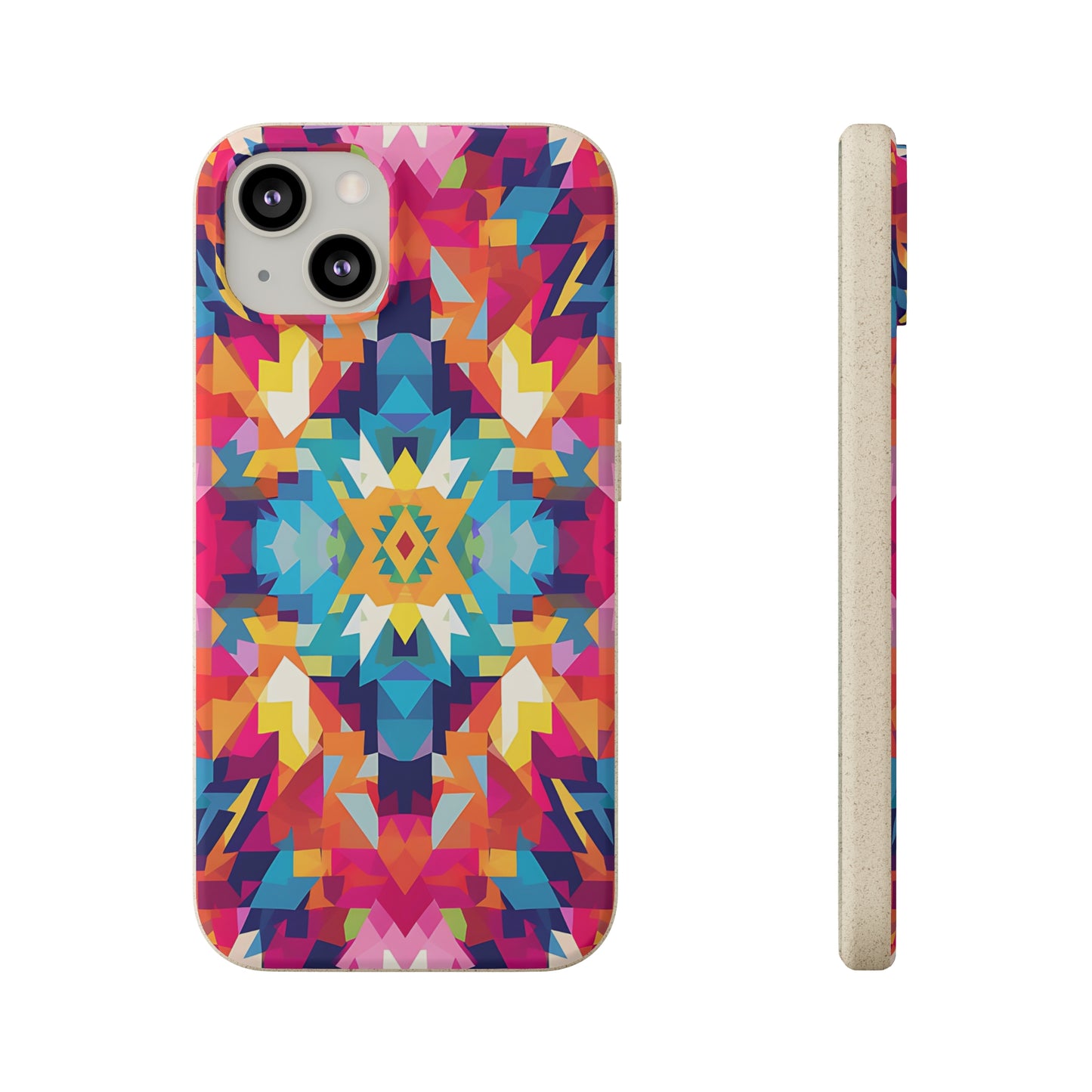 Bold, colourful pattern Biodegradable Phone Case | iPhone / Samsung