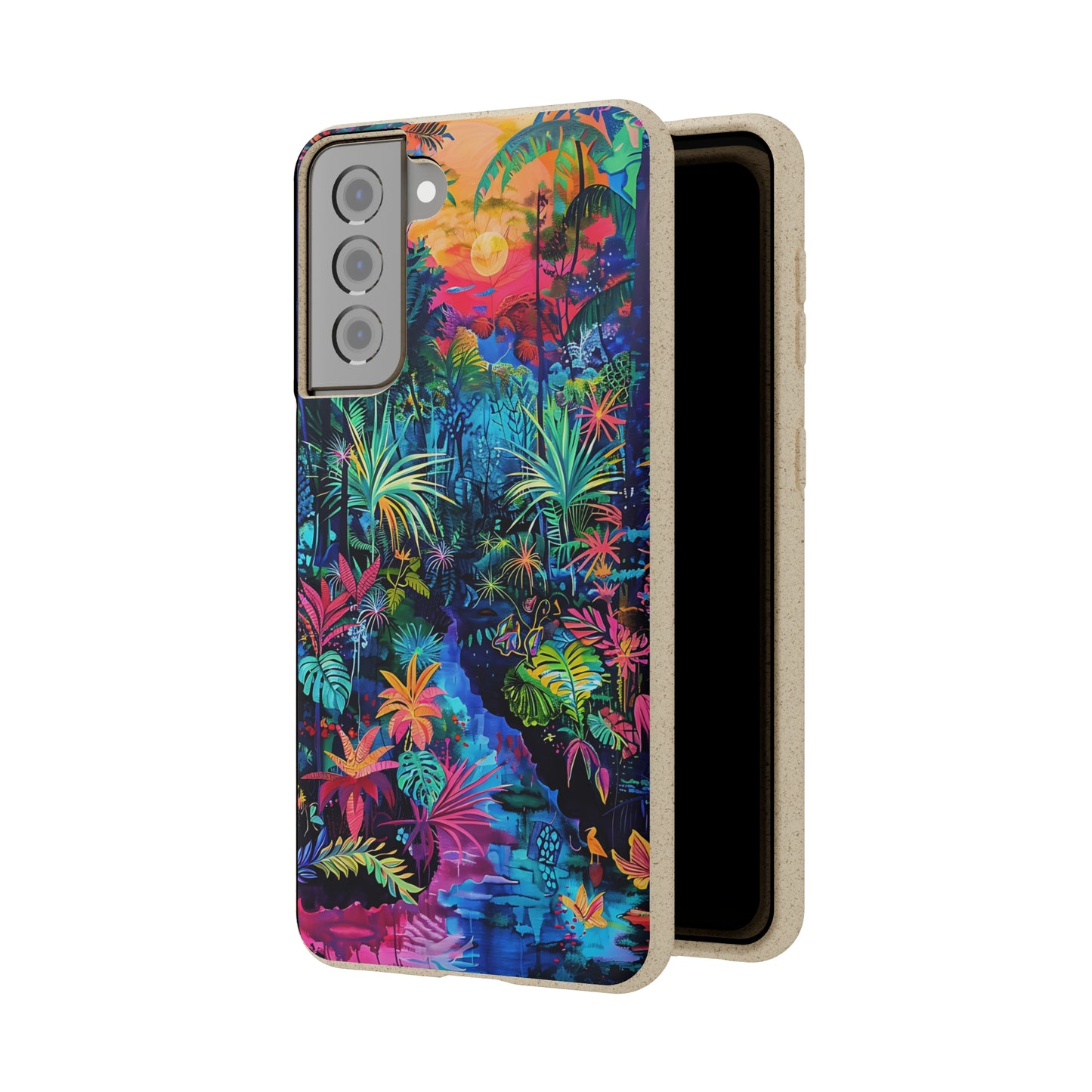 Colourful Rain Forest Biodegradable Phone Case | iPhone / Samsung