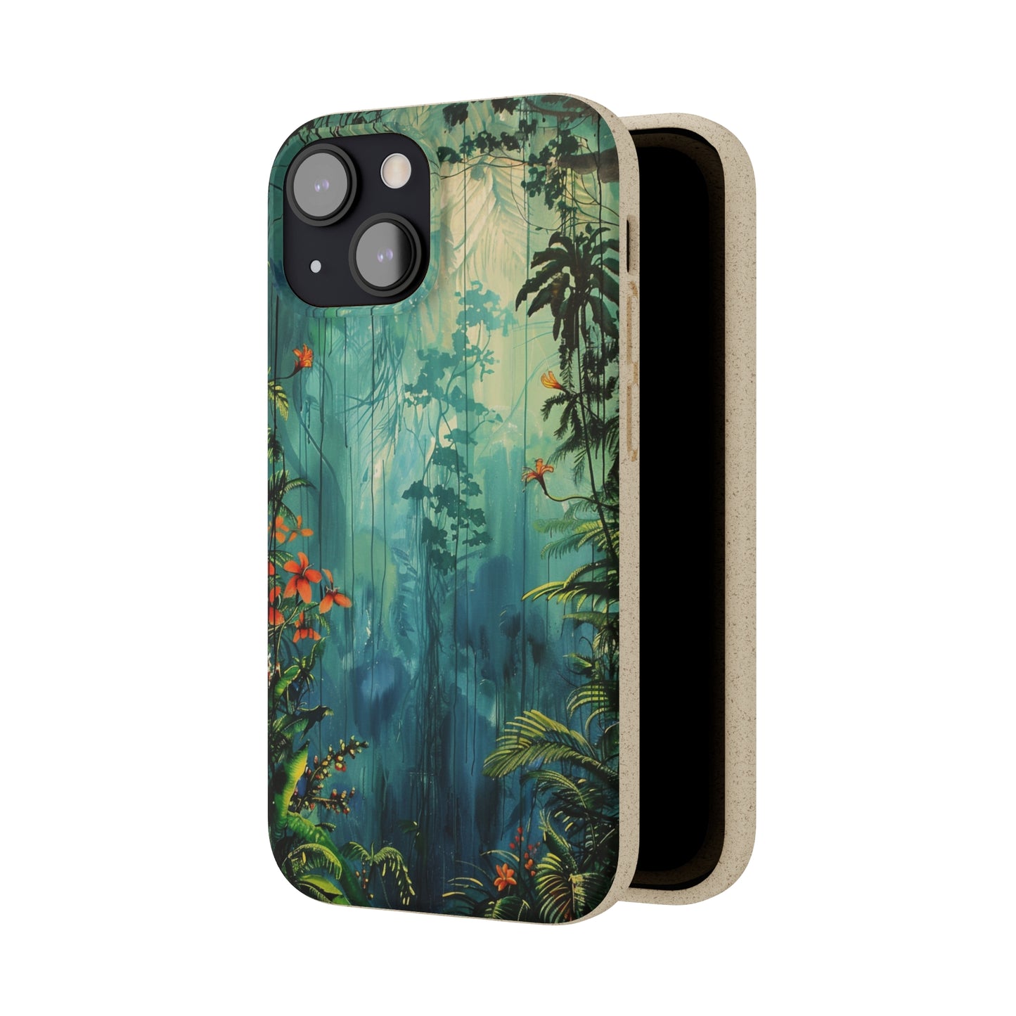 Rain Forest Clearing Scene Biodegradable Phone Case | iPhone / Samsung