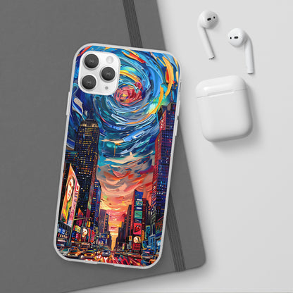 Van Gogh inspired City scene | iPhone/Samsung | Slimline Phone Case