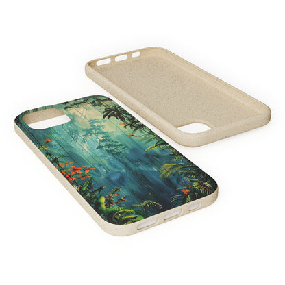 Rain Forest Clearing Scene Biodegradable Phone Case | iPhone / Samsung