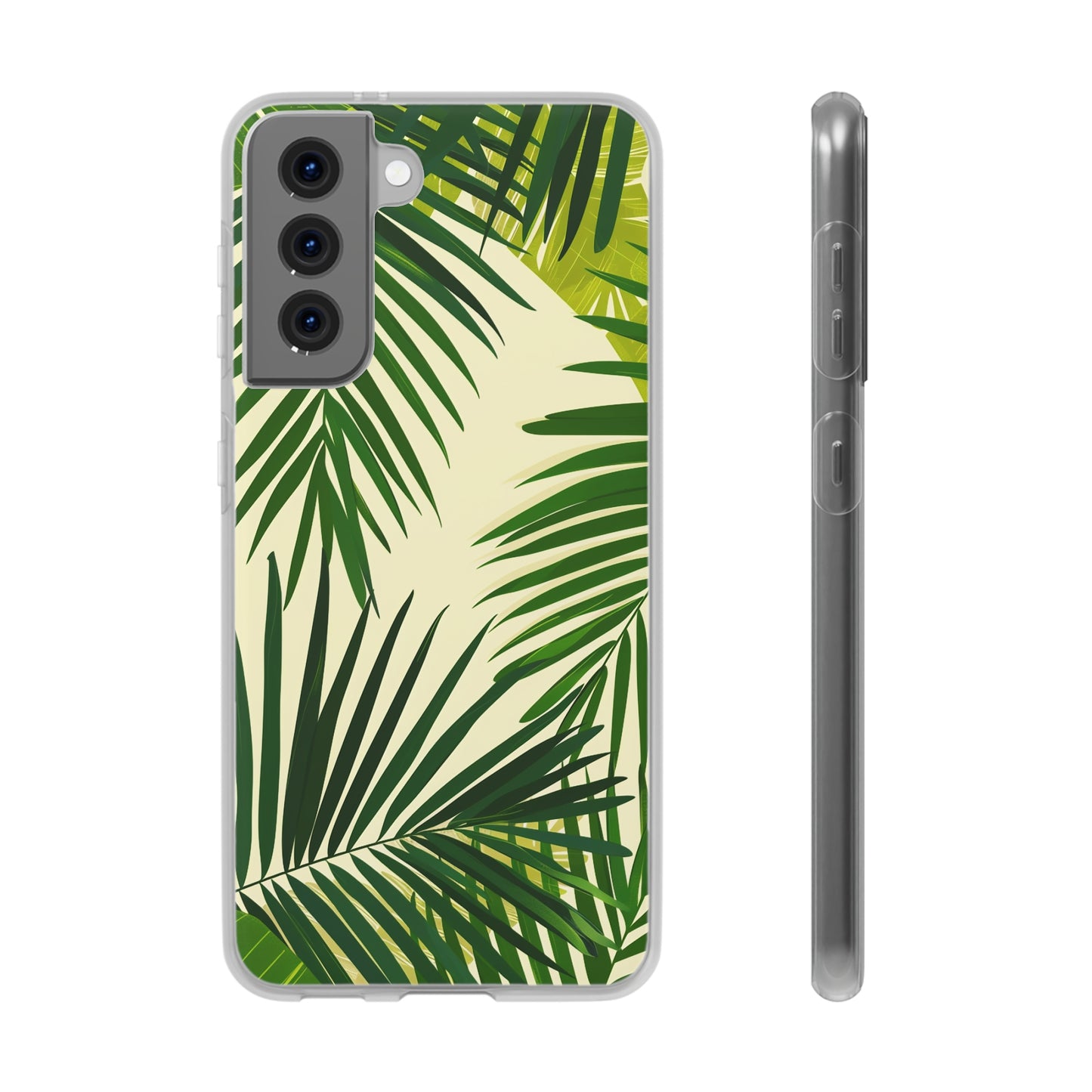 Green Leaves Pattern Phone Case | iPhone / Samsung