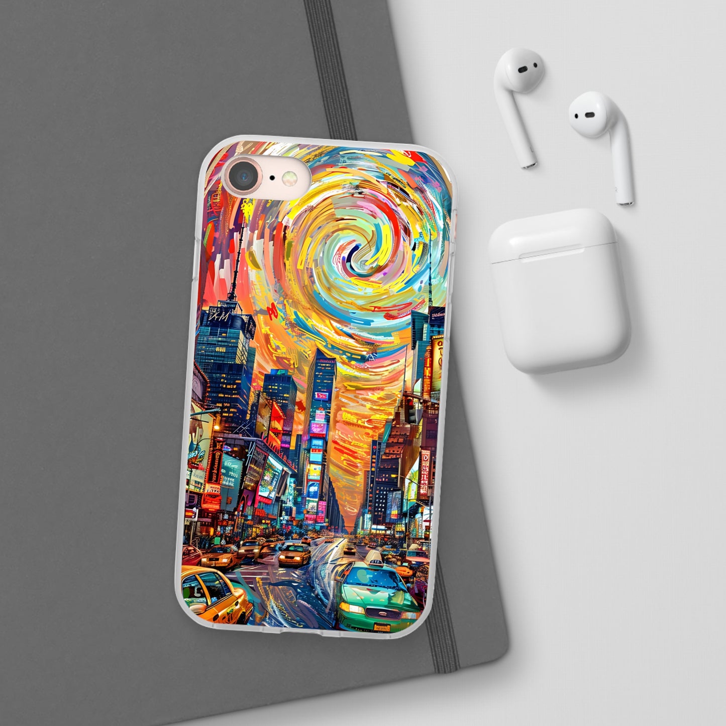 Van Gogh inspired City scene | iPhone/Samsung | Slimline Phone Case