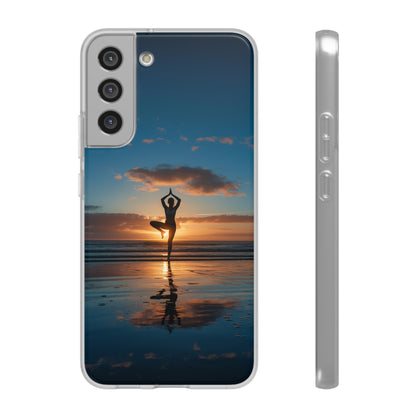 Yoga on the beach Phone Case | iPhone / Samsung