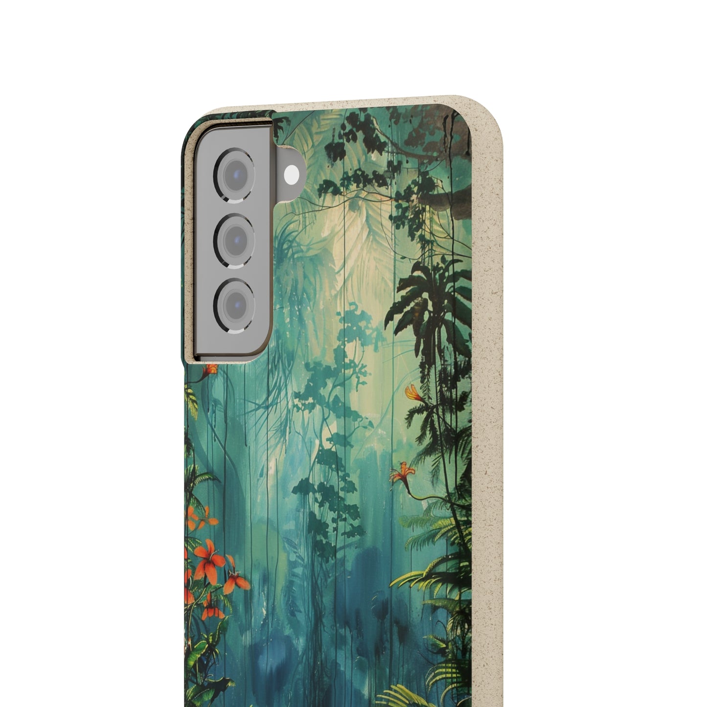 Rain Forest Clearing Scene Biodegradable Phone Case | iPhone / Samsung