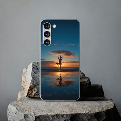 Yoga on the beach Phone Case | iPhone / Samsung