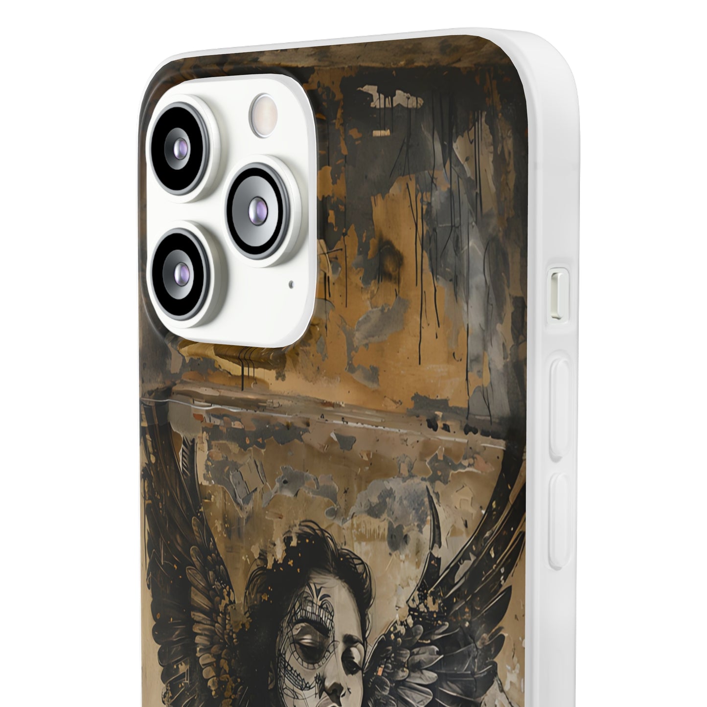 Vhils inspired Gothic Woman Phone Case