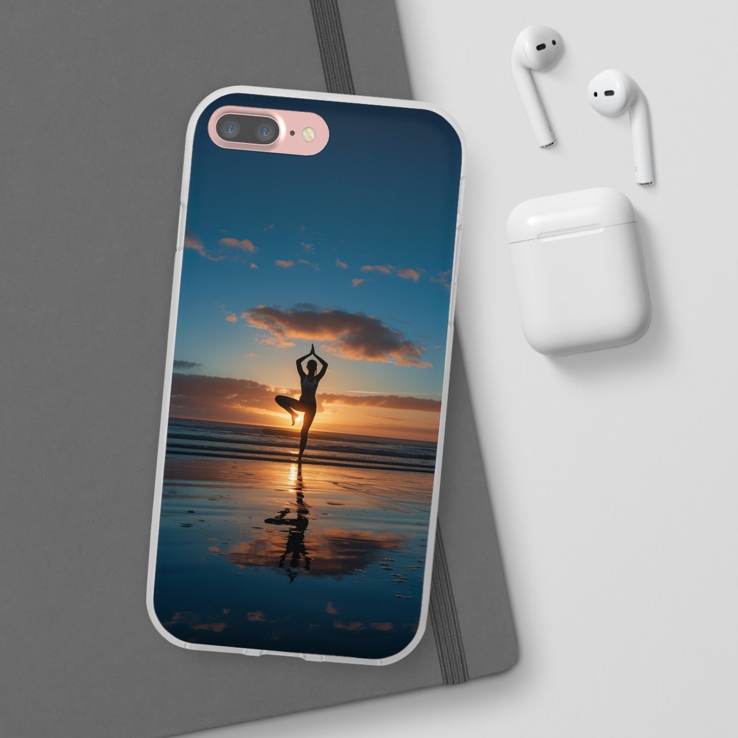 Yoga on the beach Phone Case | iPhone / Samsung