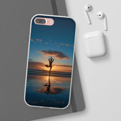 Yoga on the beach Phone Case | iPhone / Samsung