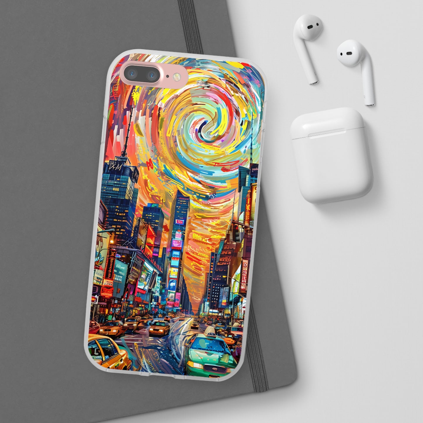 Van Gogh inspired City scene | iPhone/Samsung | Slimline Phone Case