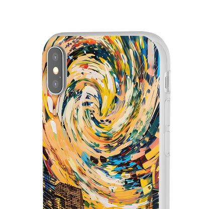 Van Gogh inspired City scene | iPhone/Samsung | Slimline Phone Case