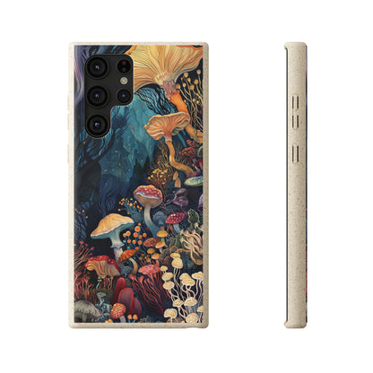 Mushroom Forest Biodegradable Phone Case | iPhone / Samsung