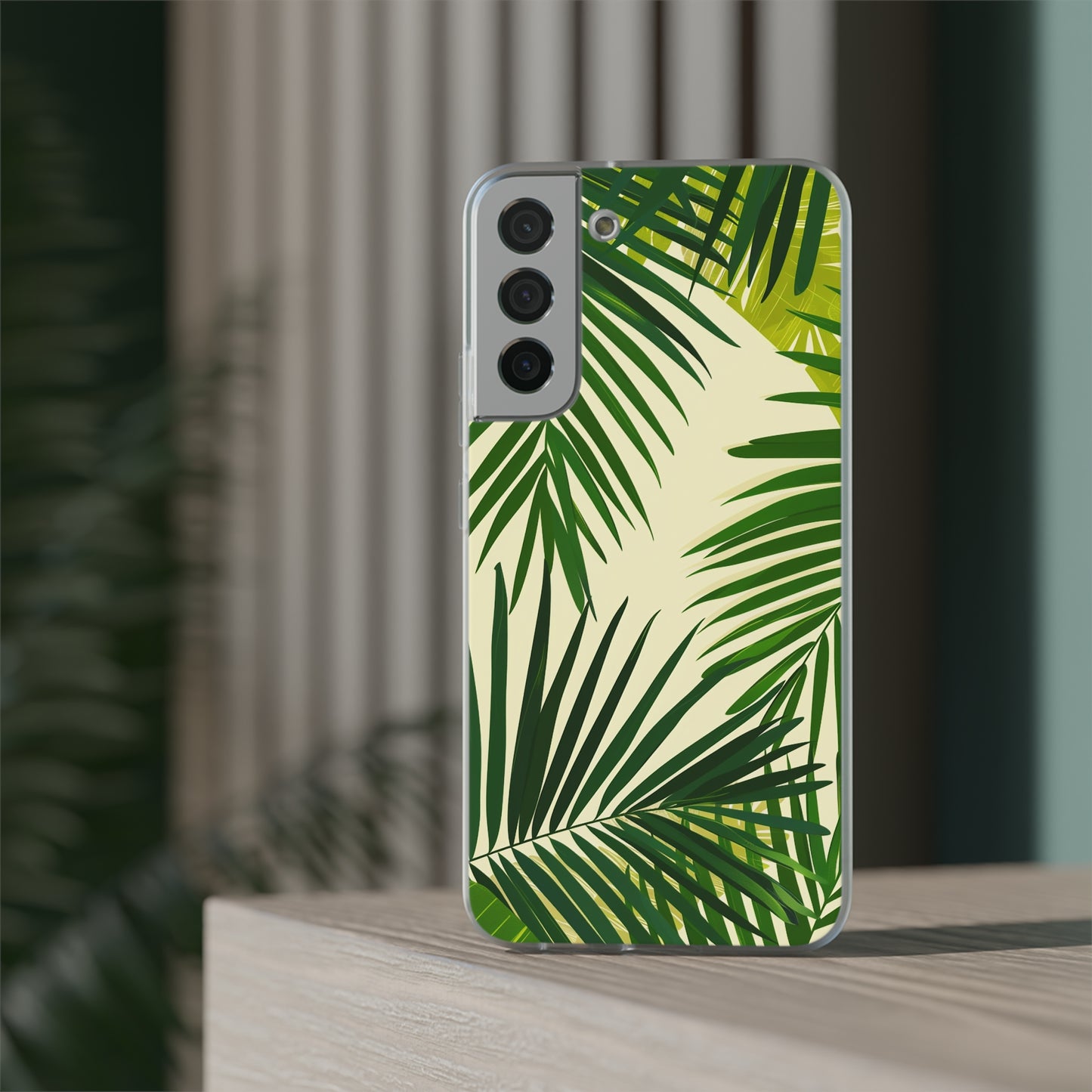 Green Leaves Pattern Phone Case | iPhone / Samsung