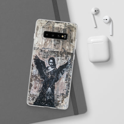 Vhils inspired Gothic Dark Angel Phone Case