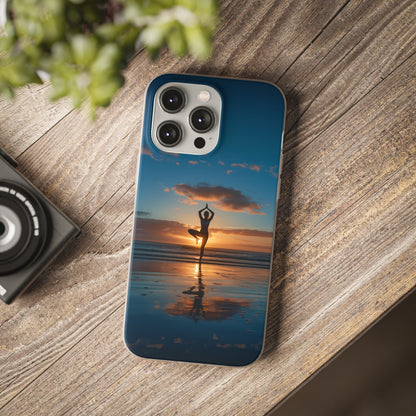 Yoga on the beach Phone Case | iPhone / Samsung