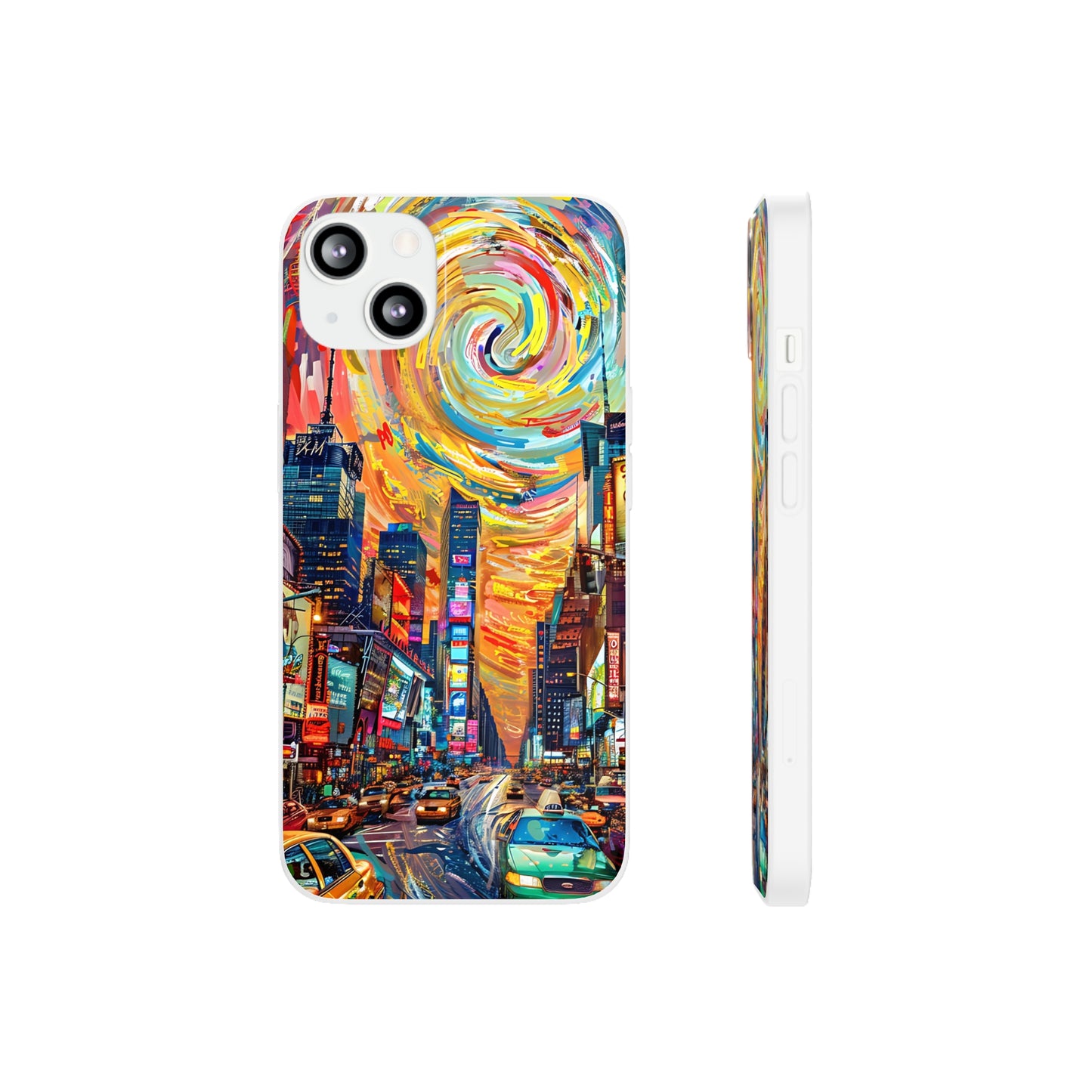 Van Gogh inspired City scene | iPhone/Samsung | Slimline Phone Case