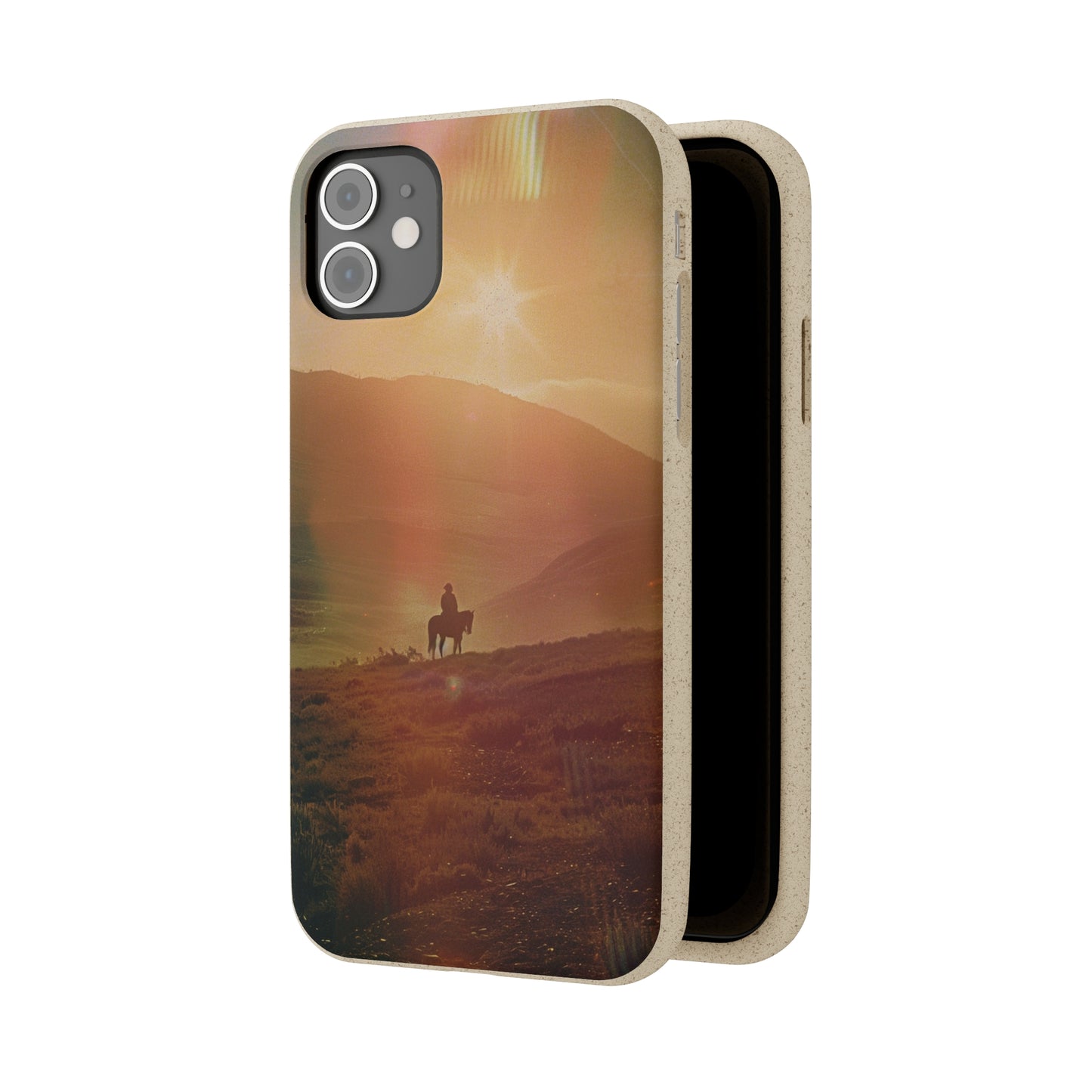 Horse rider cinematic Biodegradable Phone Case | iPhone / Samsung