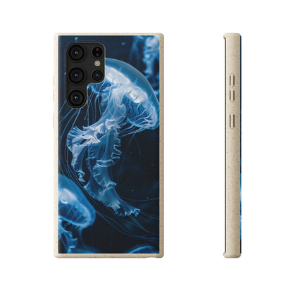 Deep Ocean Jellyfish Biodegradable Phone Case | iPhone / Samsung