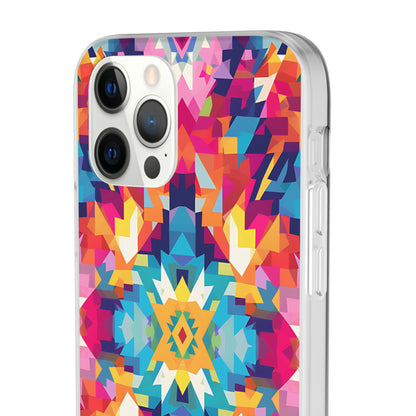 Maya Hayuk  inspired bold, colourful  pattern Phone Case