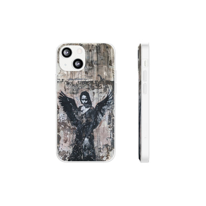 Vhils inspired Gothic Dark Angel Phone Case