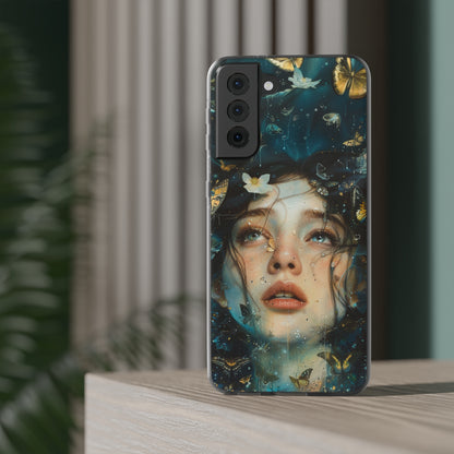 Girl under water contemporary style | iPhone/Samsung | Slimline Phone Case