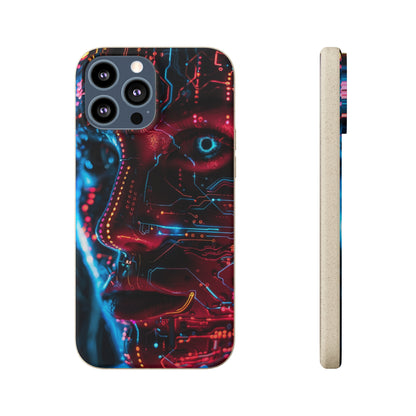 Cyberpunk woman Biodegradable Phone Case | iPhone / Samsung