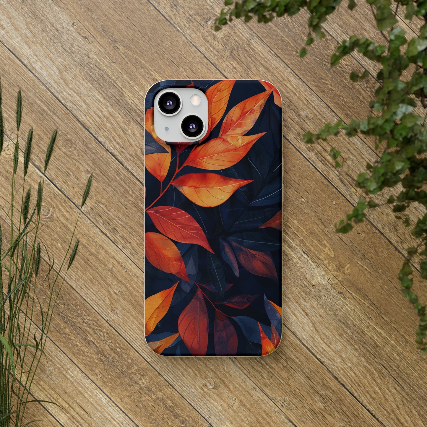 Autumnal Leaves Biodegradable Phone Case | iPhone / Samsung