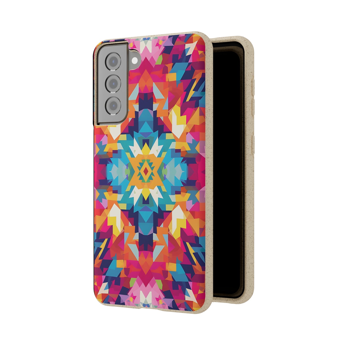 Bold, colourful pattern Biodegradable Phone Case | iPhone / Samsung