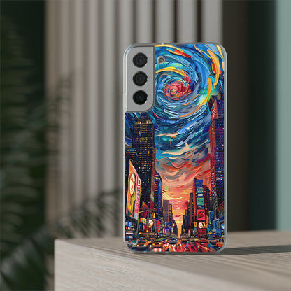 Van Gogh inspired City scene | iPhone/Samsung | Slimline Phone Case