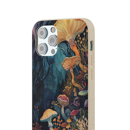 Mushroom Forest Biodegradable Phone Case | iPhone / Samsung