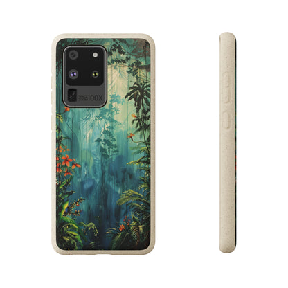 Rain Forest Clearing Scene Biodegradable Phone Case | iPhone / Samsung