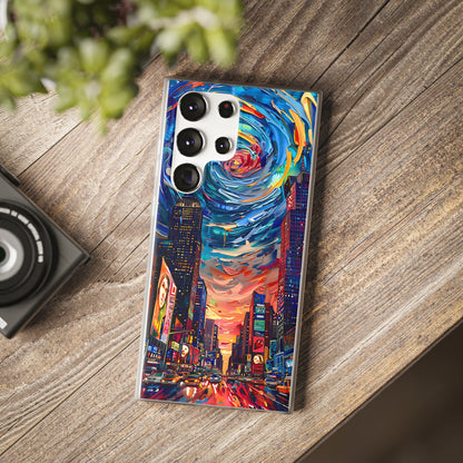 Van Gogh inspired City scene | iPhone/Samsung | Slimline Phone Case