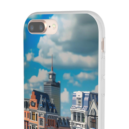 Lego style street scene protective phone case