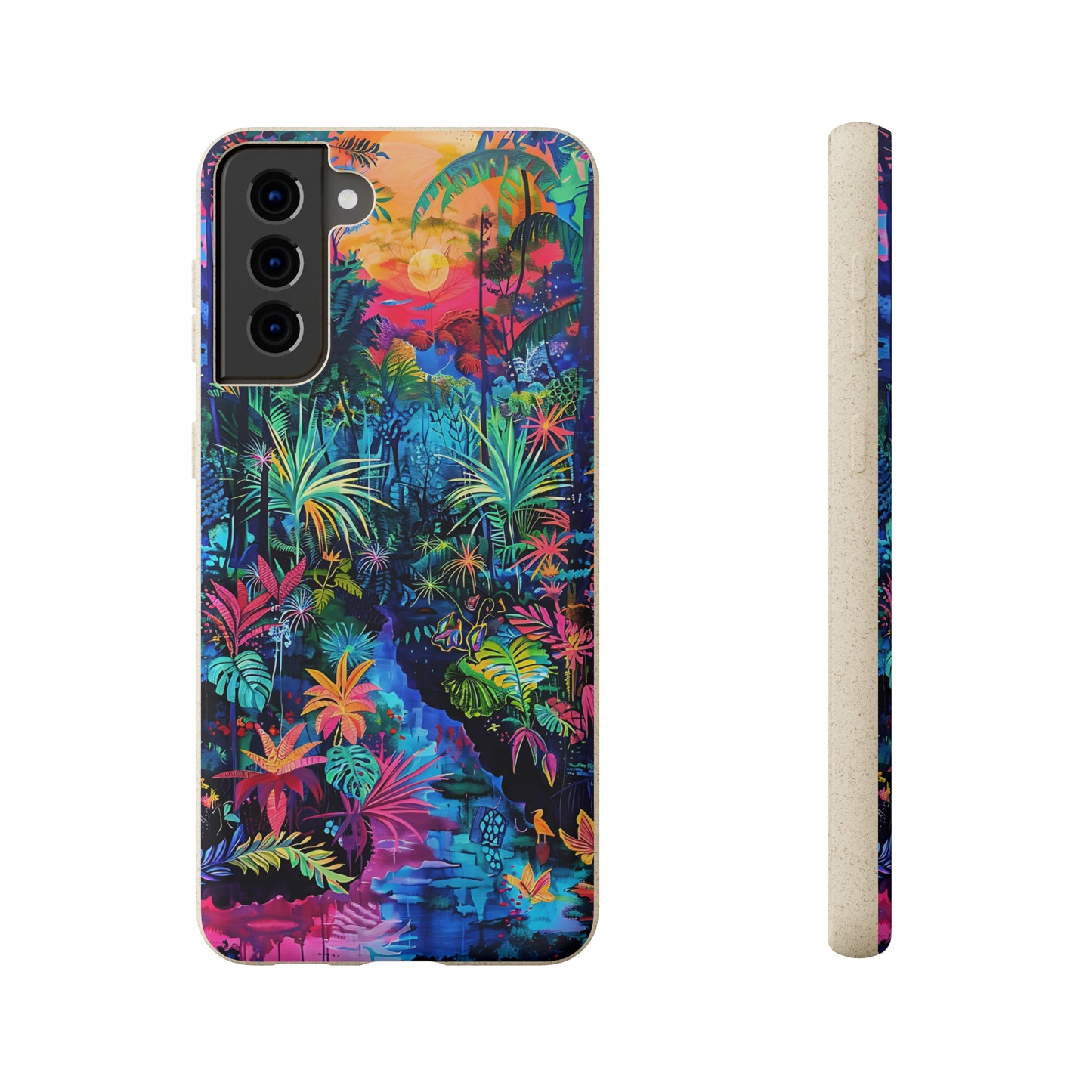 Colourful Rain Forest Biodegradable Phone Case | iPhone / Samsung