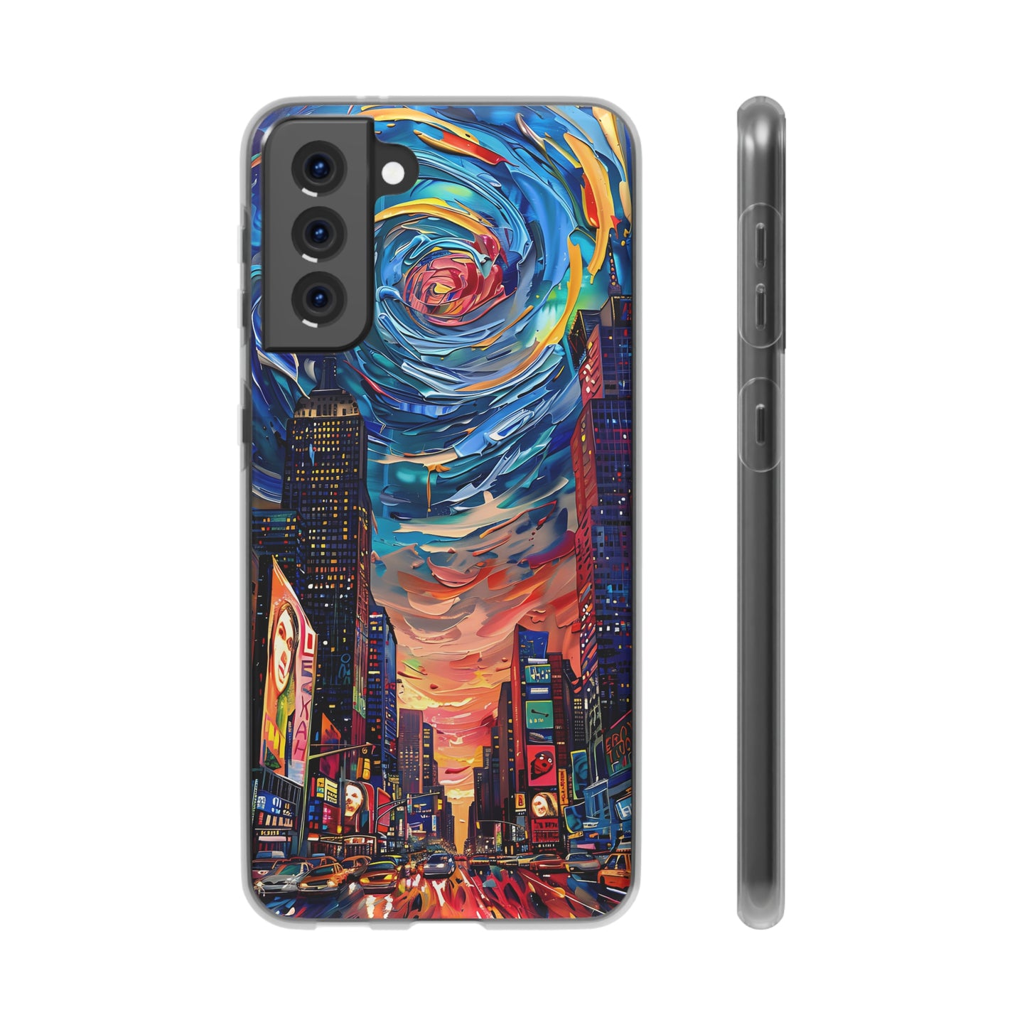 Van Gogh inspired City scene | iPhone/Samsung | Slimline Phone Case