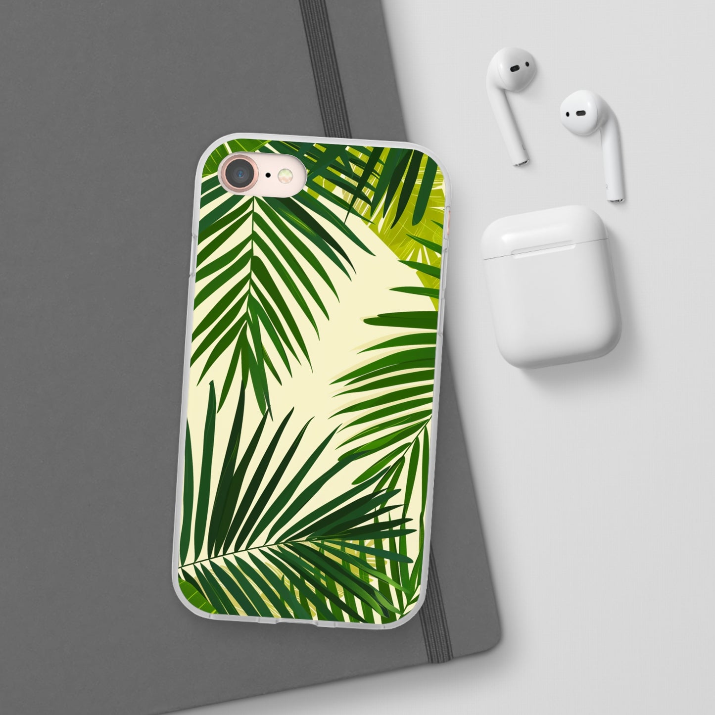 Green Leaves Pattern Phone Case | iPhone / Samsung