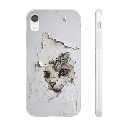 Vhils inspired Cat Phone Case | iPhone / Samsung