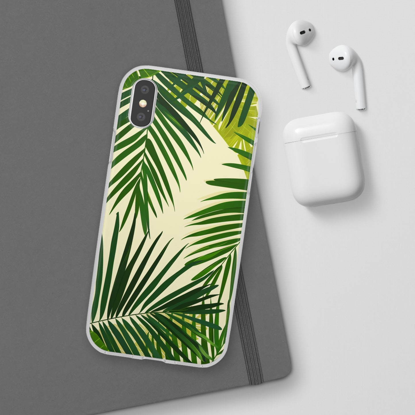 Green Leaves Pattern Phone Case | iPhone / Samsung