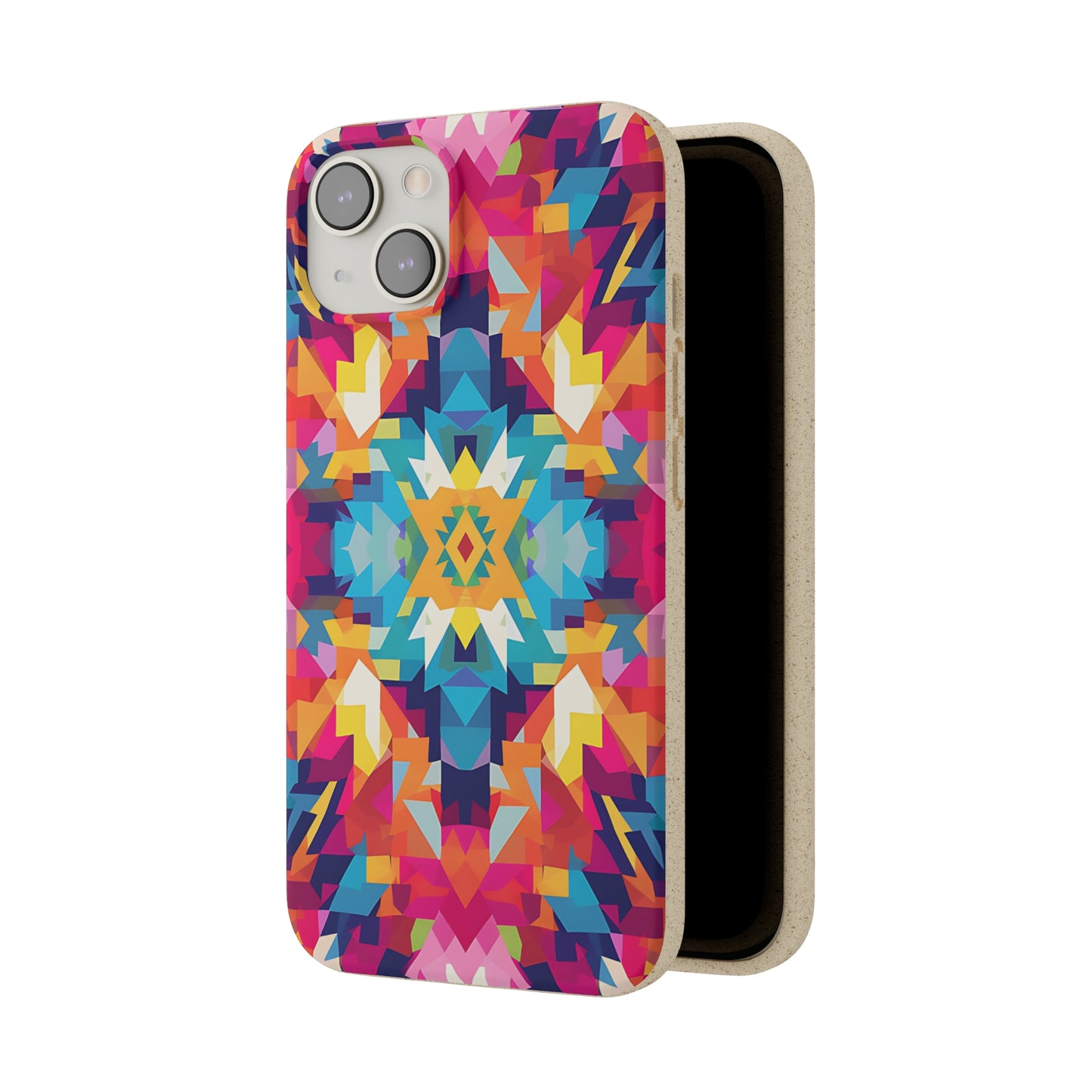 Bold, colourful pattern Biodegradable Phone Case | iPhone / Samsung