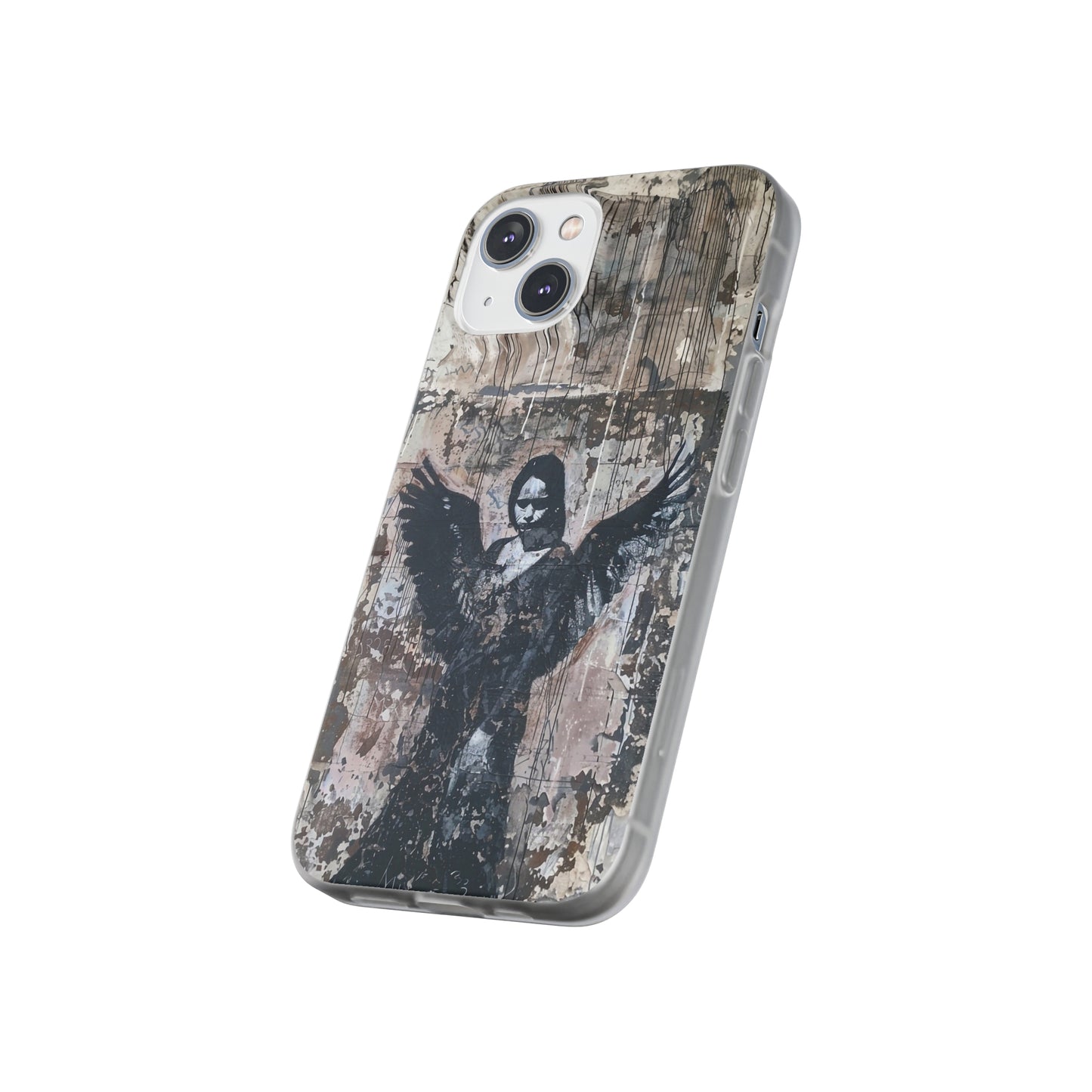 Vhils inspired Gothic Dark Angel Phone Case