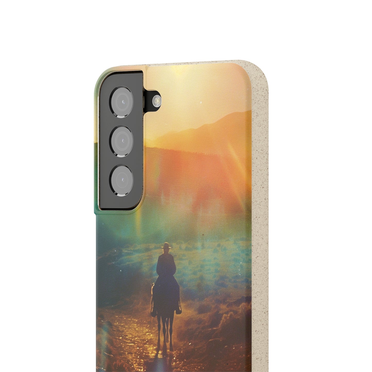 Horse rider cinematic Biodegradable Phone Case | iPhone / Samsung