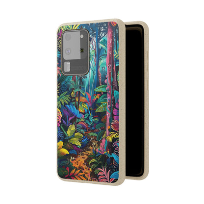 Colourful Rain Forest Biodegradable Phone Case | iPhone / Samsung