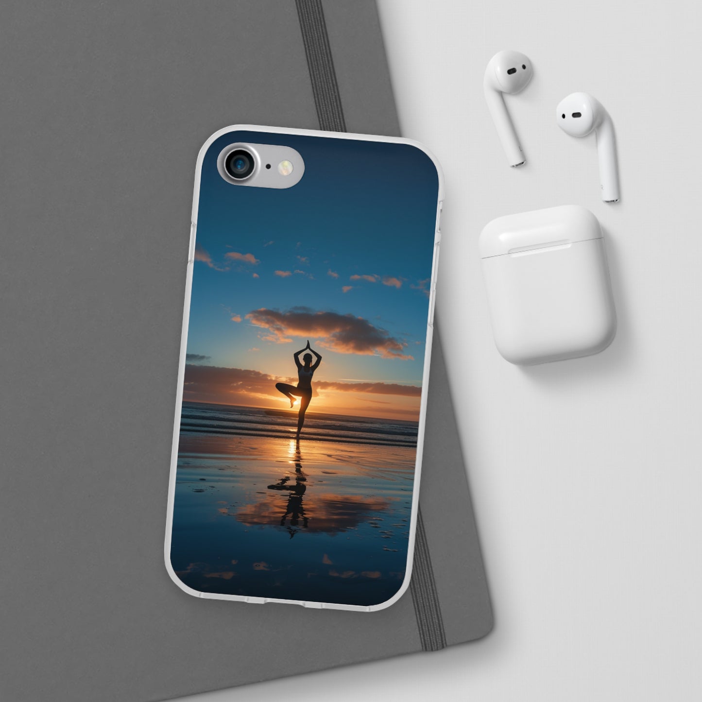 Yoga on the beach Phone Case | iPhone / Samsung