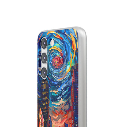 Van Gogh inspired City scene | iPhone/Samsung | Slimline Phone Case