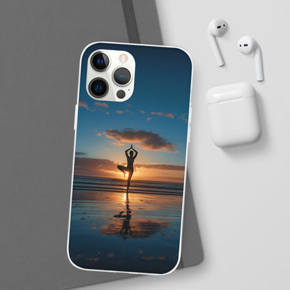 Yoga on the beach Phone Case | iPhone / Samsung