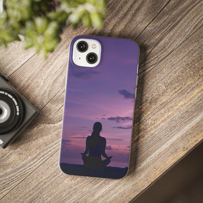 Yoga on the beach Phone Case | iPhone / Samsung