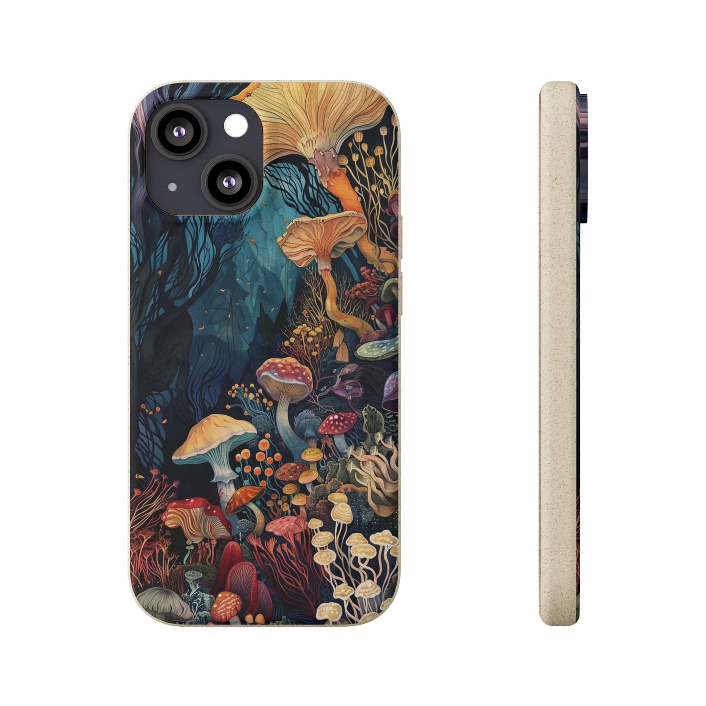 Mushroom Forest Biodegradable Phone Case | iPhone / Samsung